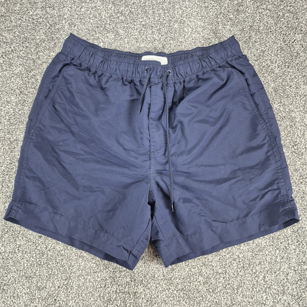 Everlane‎ Swim Shorts Men's Medium Navy Blue Lined Trunks
